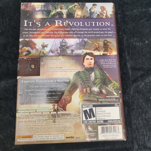 Fable III Limited Collector's Edition (Released in 2010) for Microsoft Xbox 360 - Picture 2 of 16